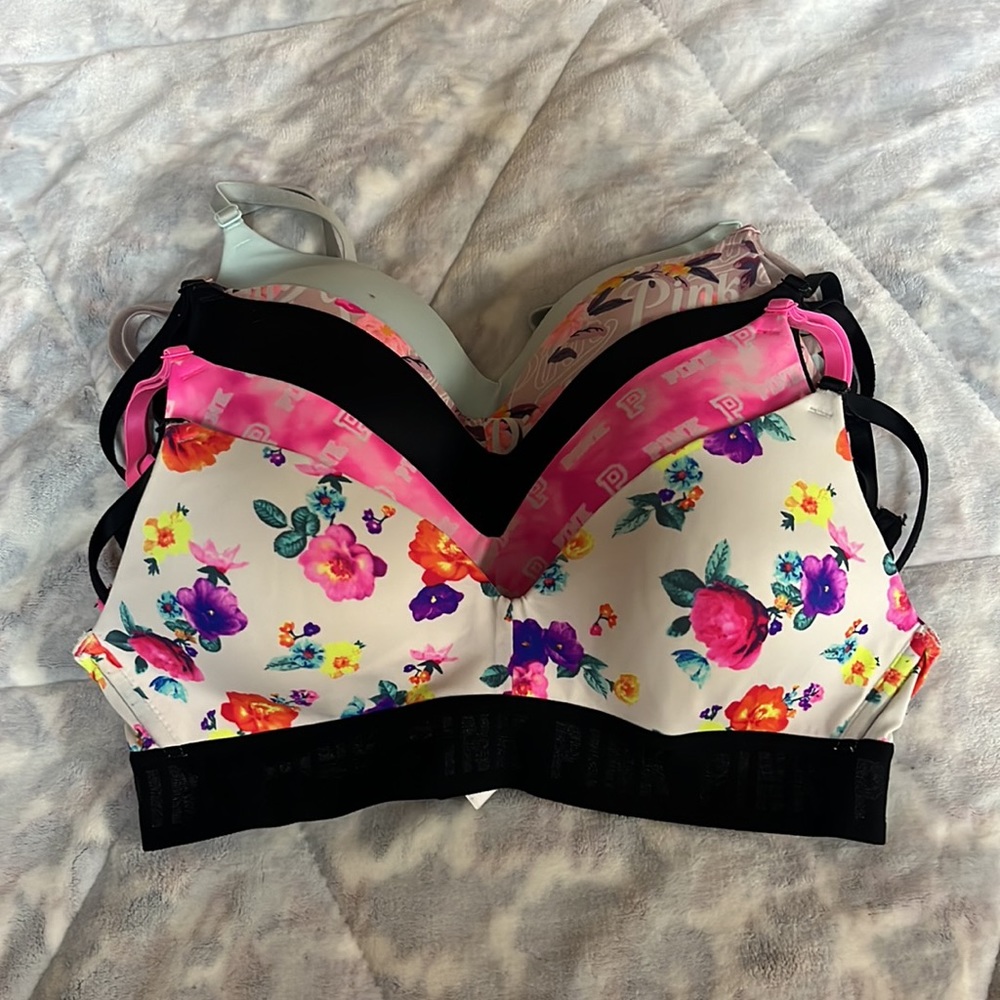 5 PINK Brand Bras